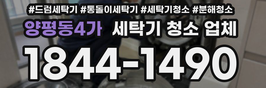 양평동4가 세탁기 청소 업체