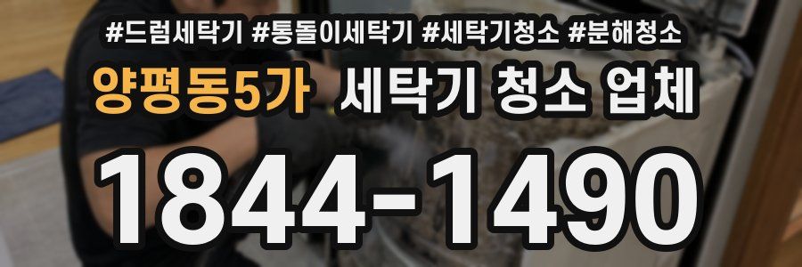양평동5가 세탁기 청소 업체
