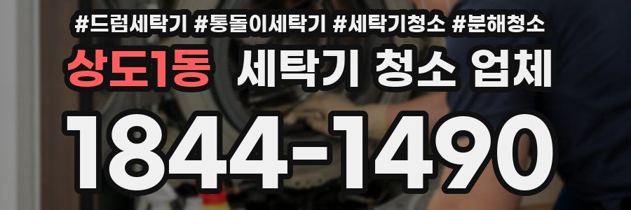 상도1동 세탁기 청소 업체