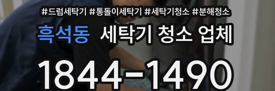 흑석동 세탁기 청소 업체