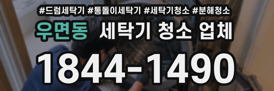 우면동 세탁기 청소 업체