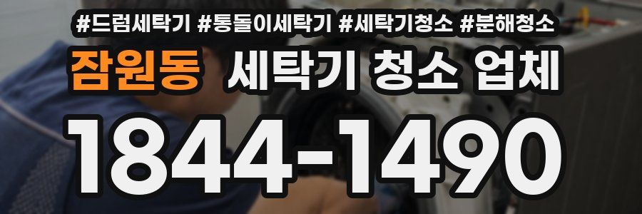 잠원동 세탁기 청소 업체