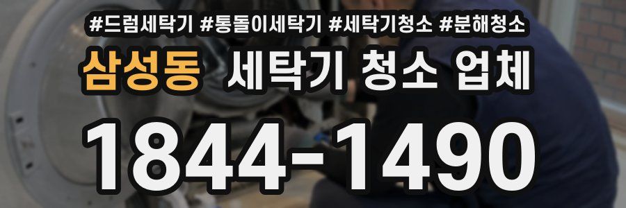 삼성동 세탁기 청소 업체
