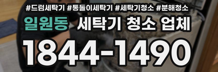 일원동 세탁기 청소 업체