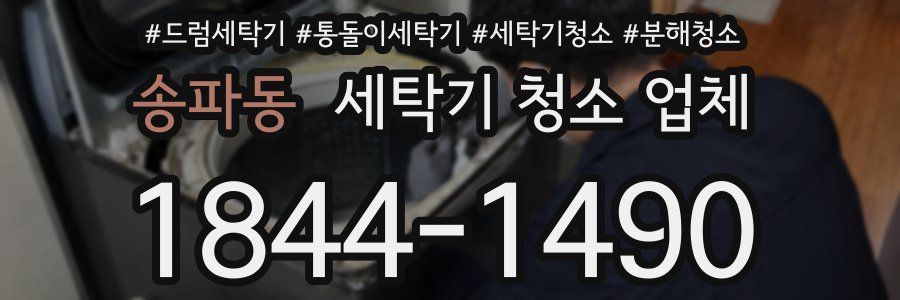 송파동 세탁기 청소 업체