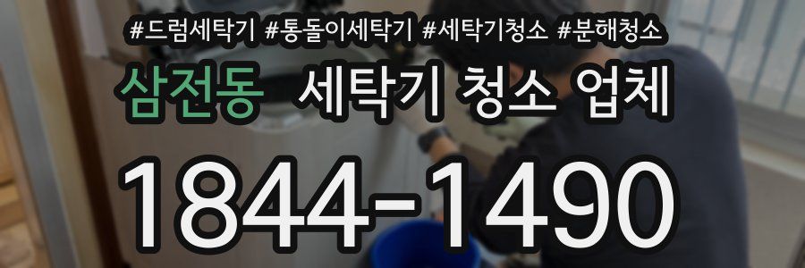 삼전동 세탁기 청소 업체