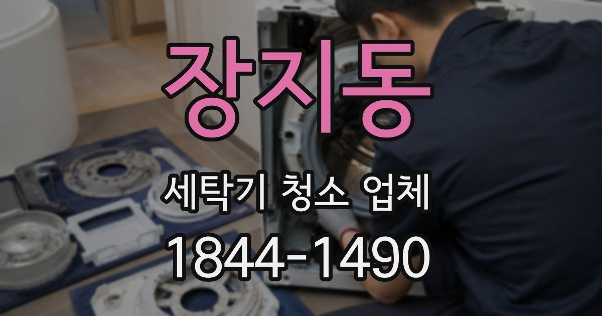 장지동 세탁기 청소 업체