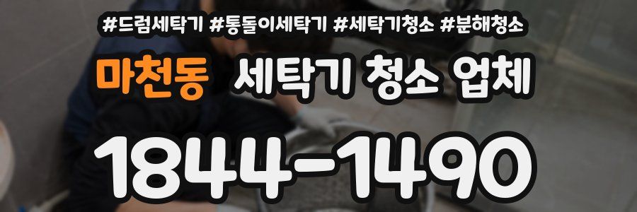 마천동 세탁기 청소 업체