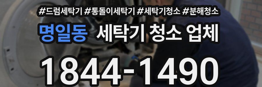 명일동 세탁기 청소 업체