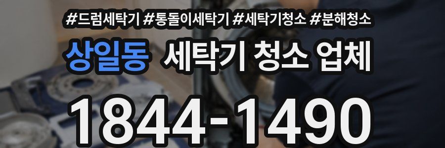 상일동 세탁기 청소 업체