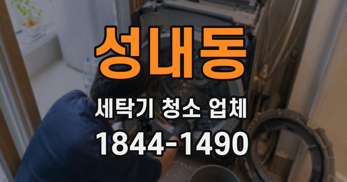 성내동 세탁기 청소 업체