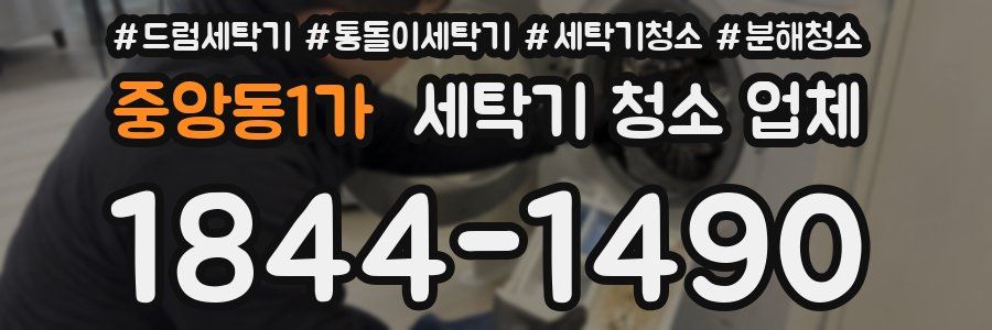 중앙동1가 세탁기 청소 업체