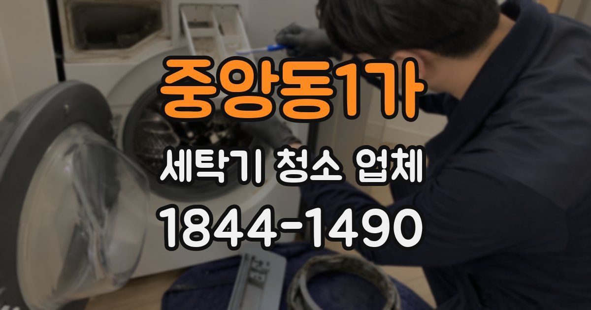 중앙동1가 세탁기 청소 업체