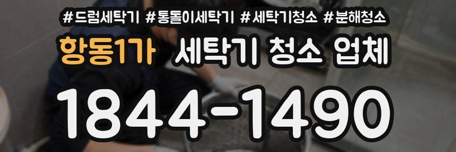 항동1가 세탁기 청소 업체