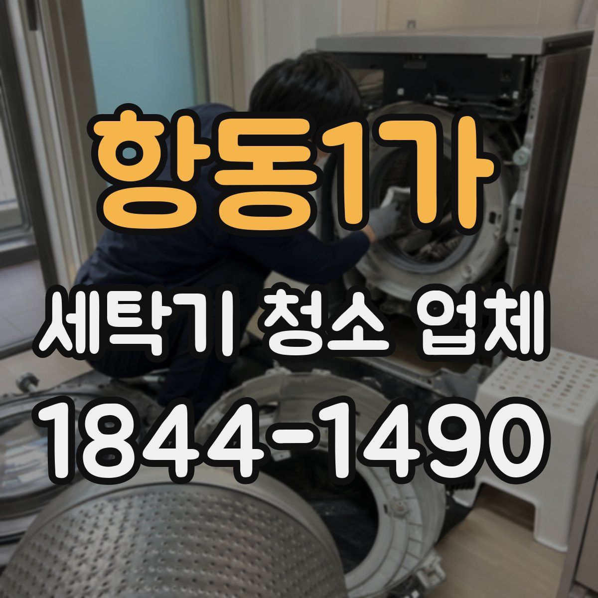항동1가 세탁기 청소 업체