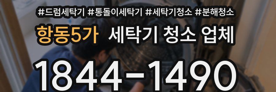 항동5가 세탁기 청소 업체
