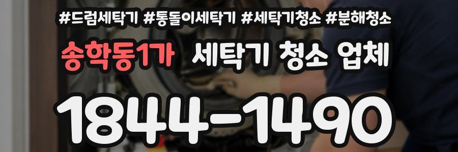 송학동1가 세탁기 청소 업체