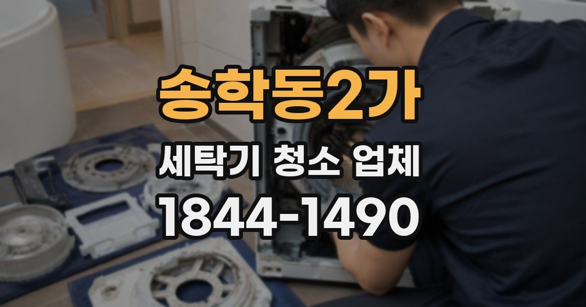 송학동2가 세탁기 청소 업체
