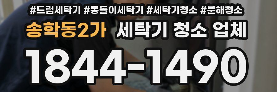 송학동2가 세탁기 청소 업체