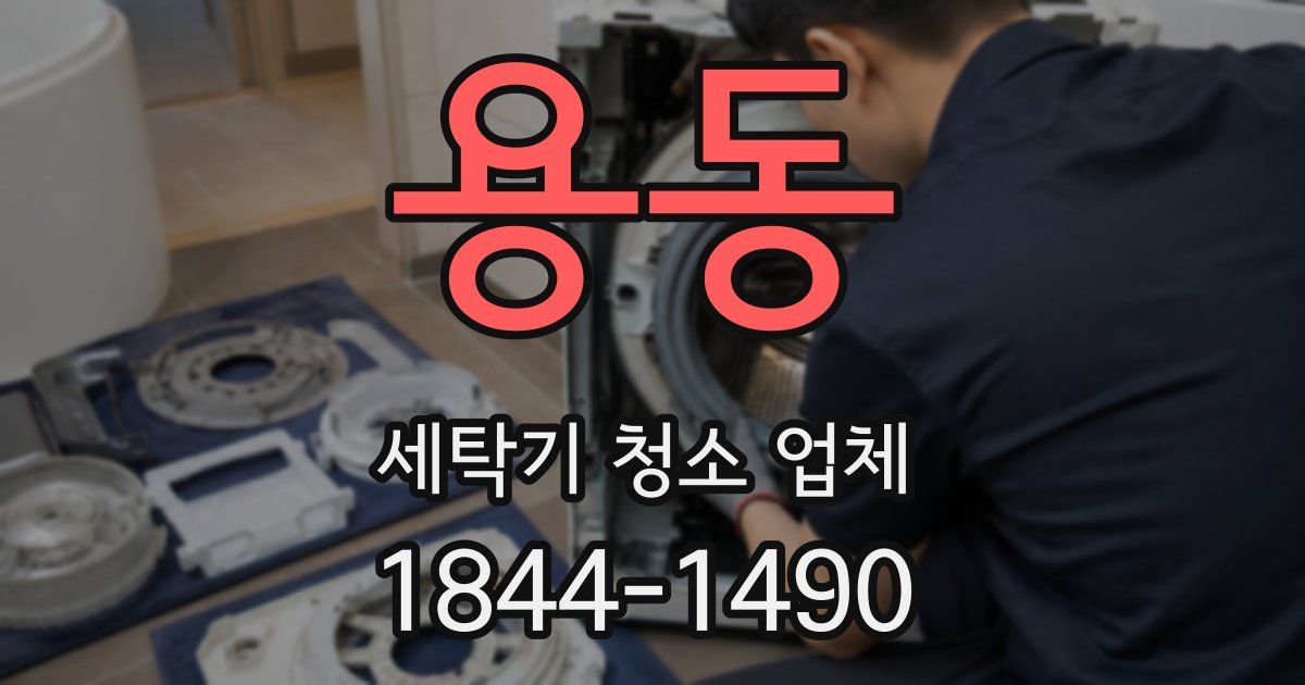 용동 세탁기 청소 업체