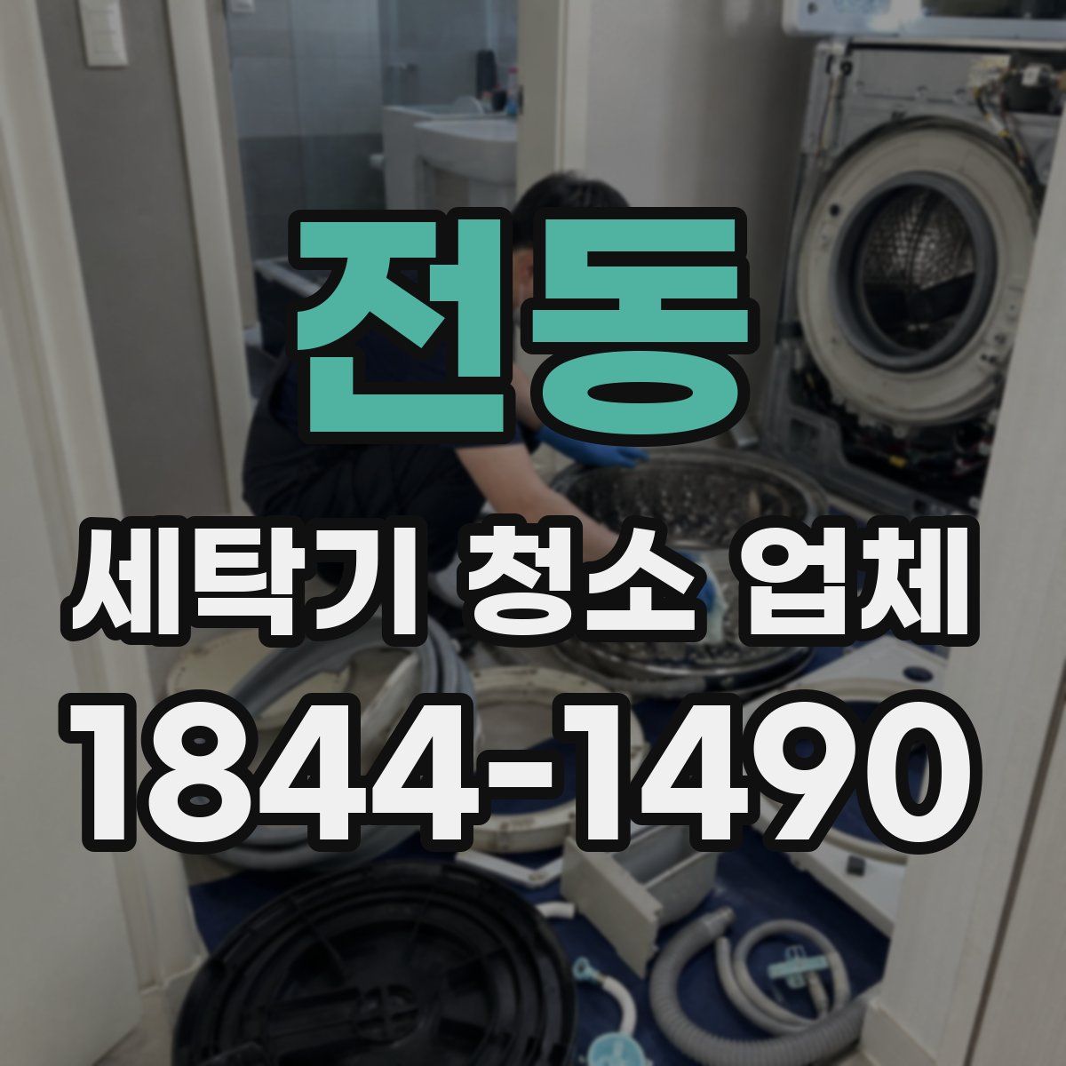 전동 세탁기 청소 업체