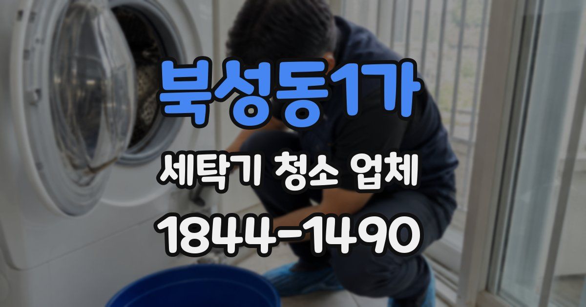 북성동1가 세탁기 청소 업체