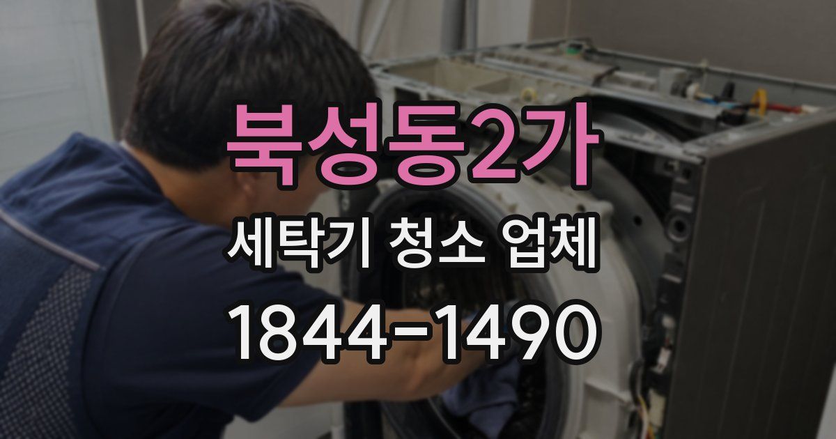 북성동2가 세탁기 청소 업체