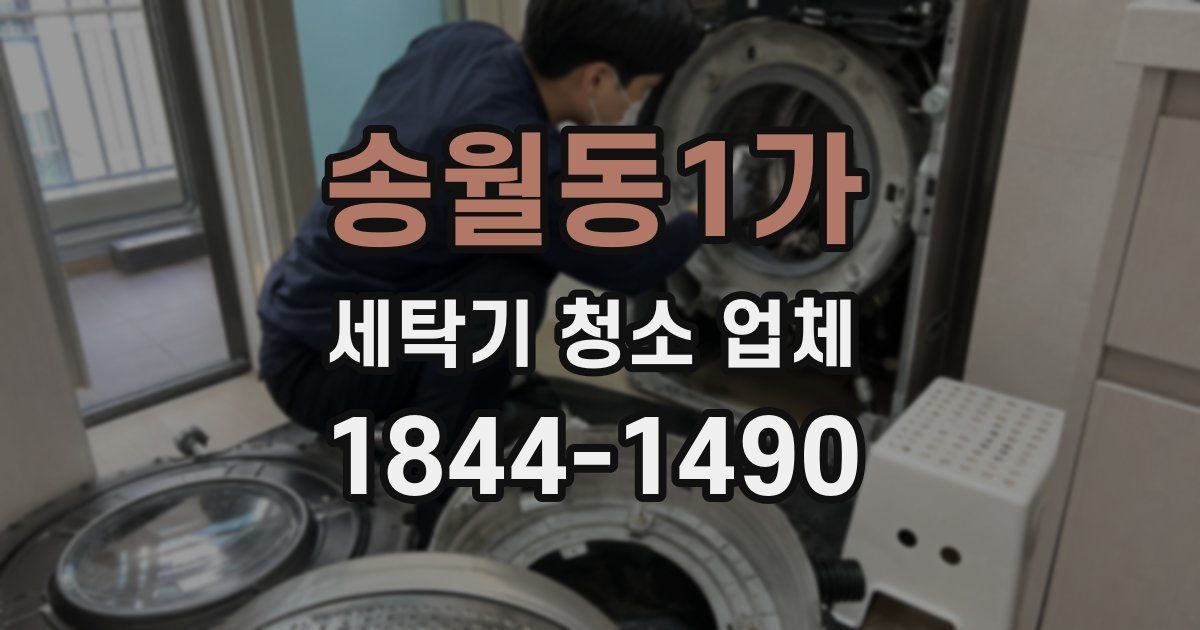 송월동1가 세탁기 청소 업체