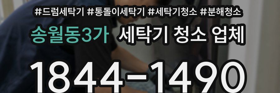 송월동3가 세탁기 청소 업체