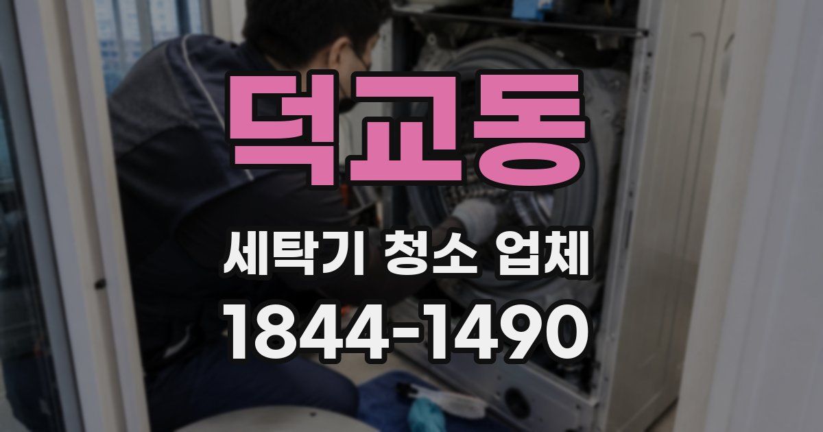 덕교동 세탁기 청소 업체