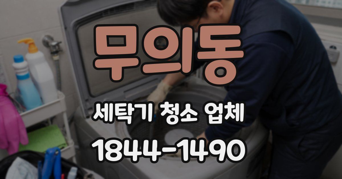무의동 세탁기 청소 업체