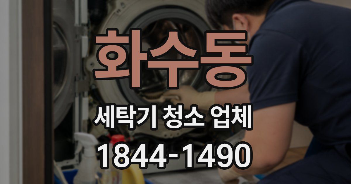 화수동 세탁기 청소 업체