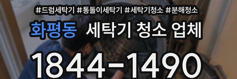 화평동 세탁기 청소 업체