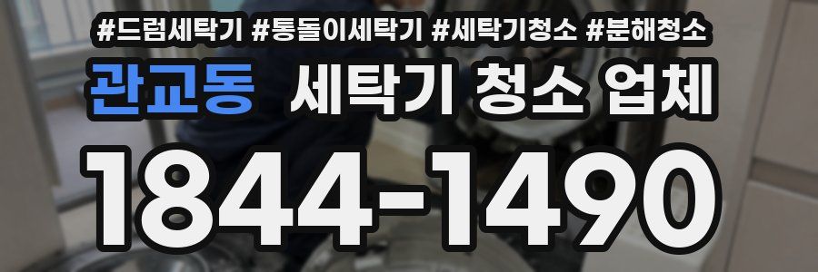 관교동 세탁기 청소 업체