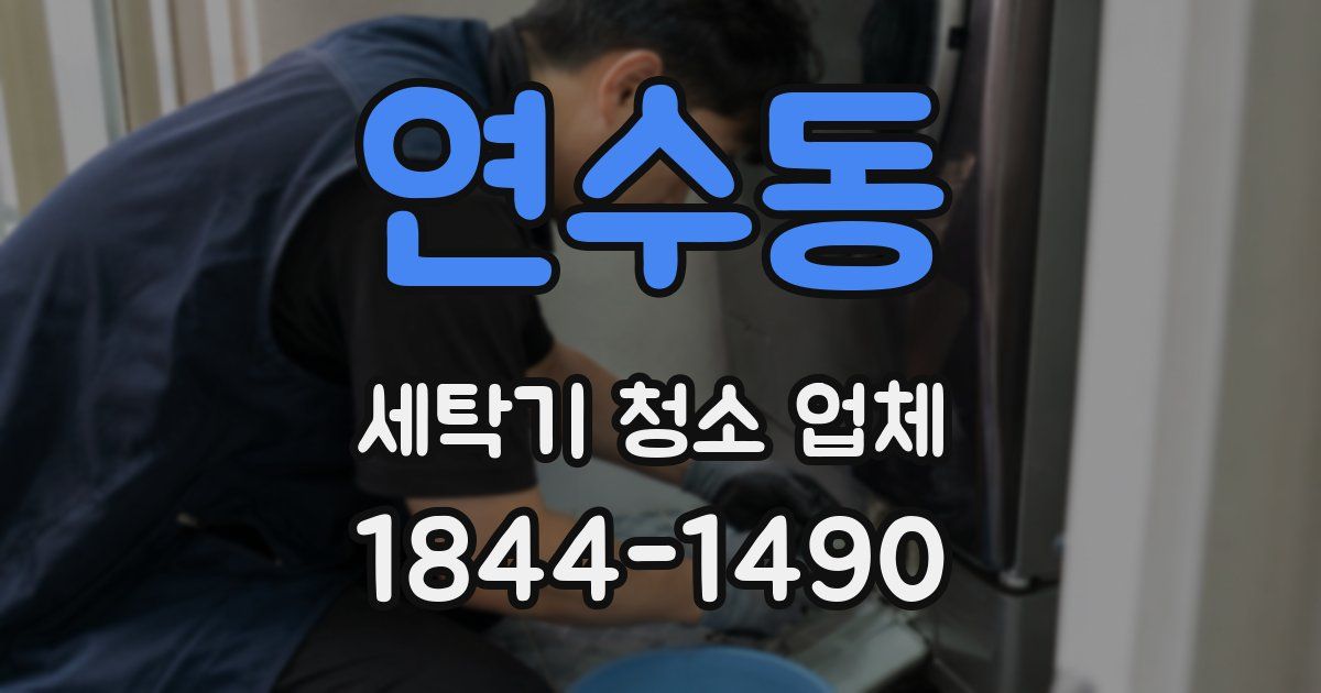 연수동 세탁기 청소 업체