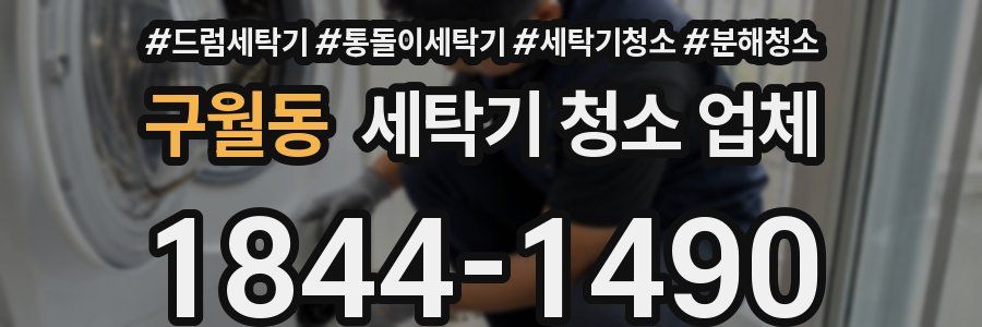 구월동 세탁기 청소 업체