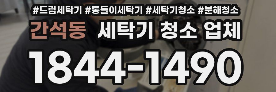간석동 세탁기 청소 업체