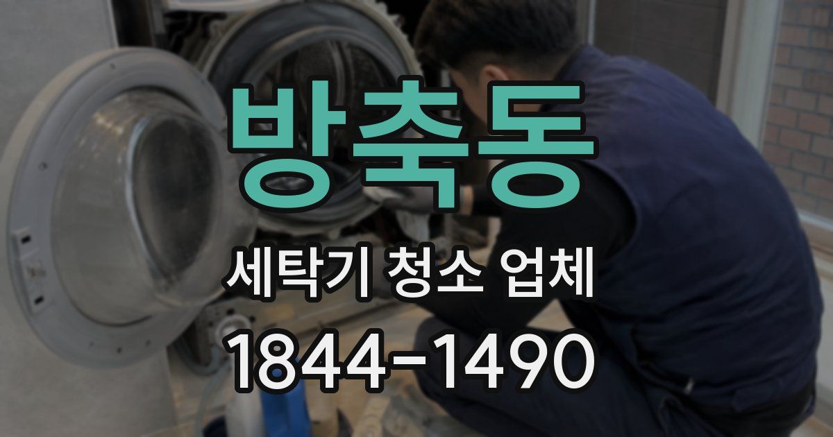방축동 세탁기 청소 업체