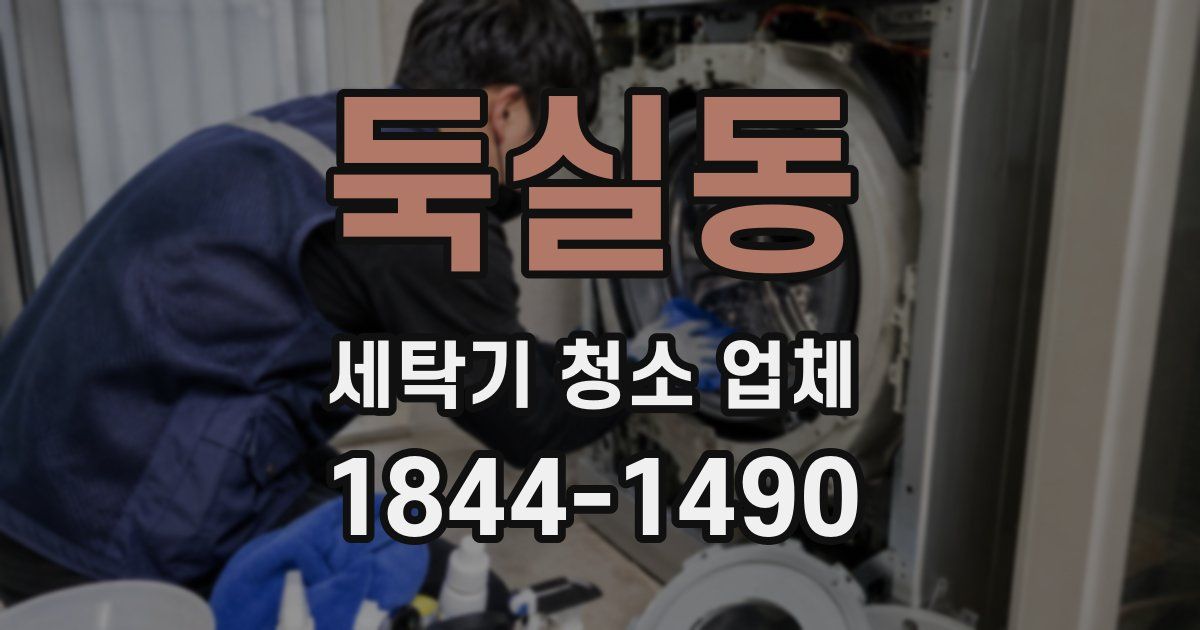 둑실동 세탁기 청소 업체