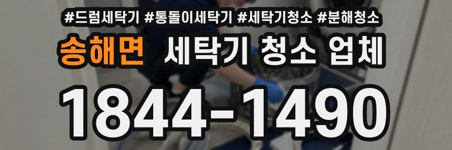송해면 세탁기 청소 업체