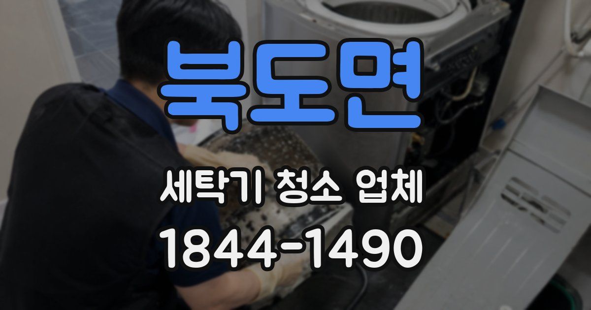 북도면 세탁기 청소 업체