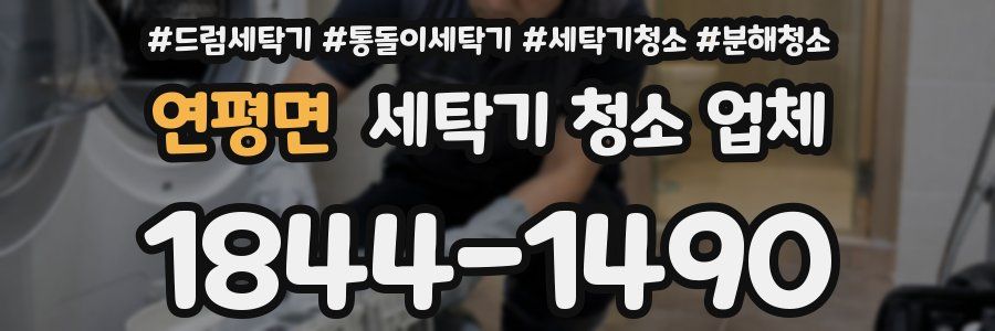 연평면 세탁기 청소 업체