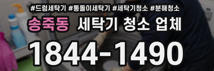 송죽동 세탁기 청소 업체