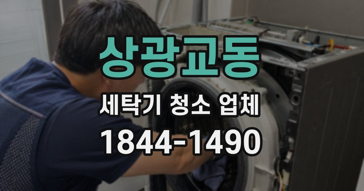 상광교동 세탁기 청소 업체