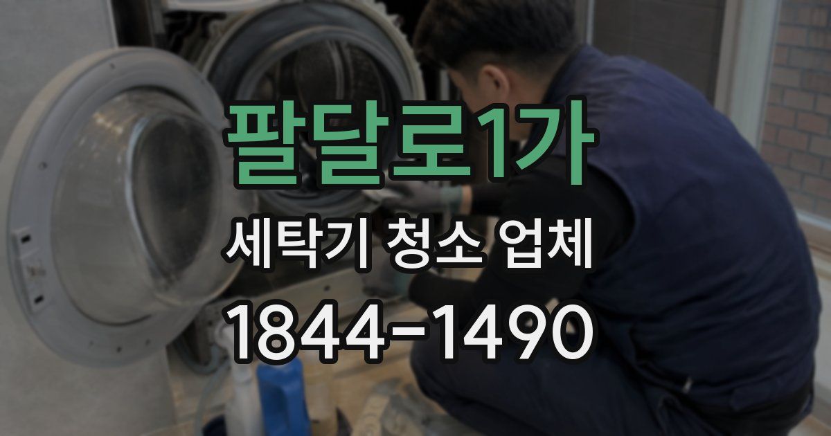 팔달로1가 세탁기 청소 업체