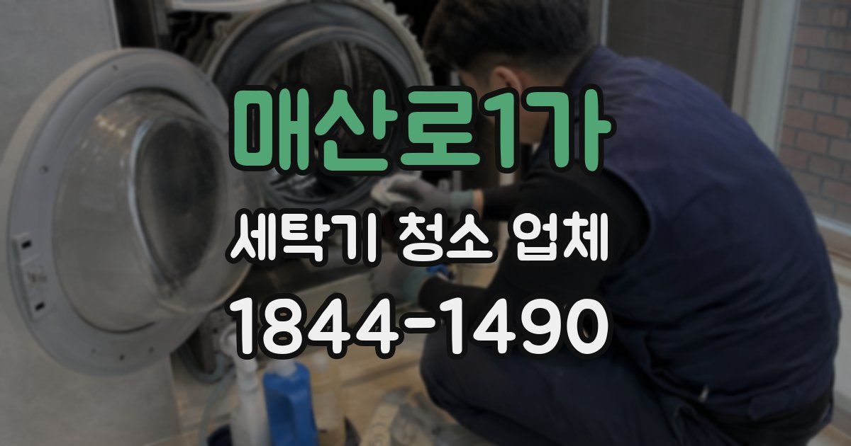 매산로1가 세탁기 청소 업체