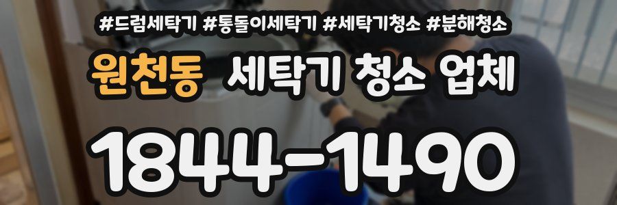 원천동 세탁기 청소 업체