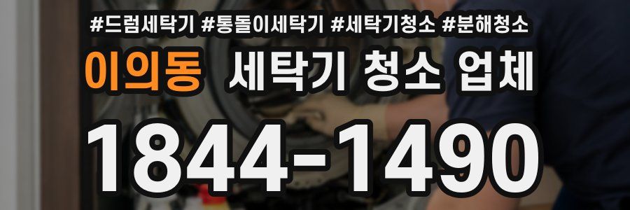 이의동 세탁기 청소 업체