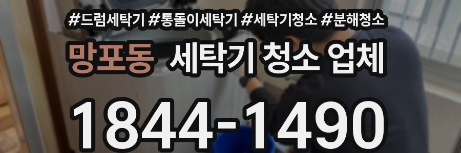망포동 세탁기 청소 업체
