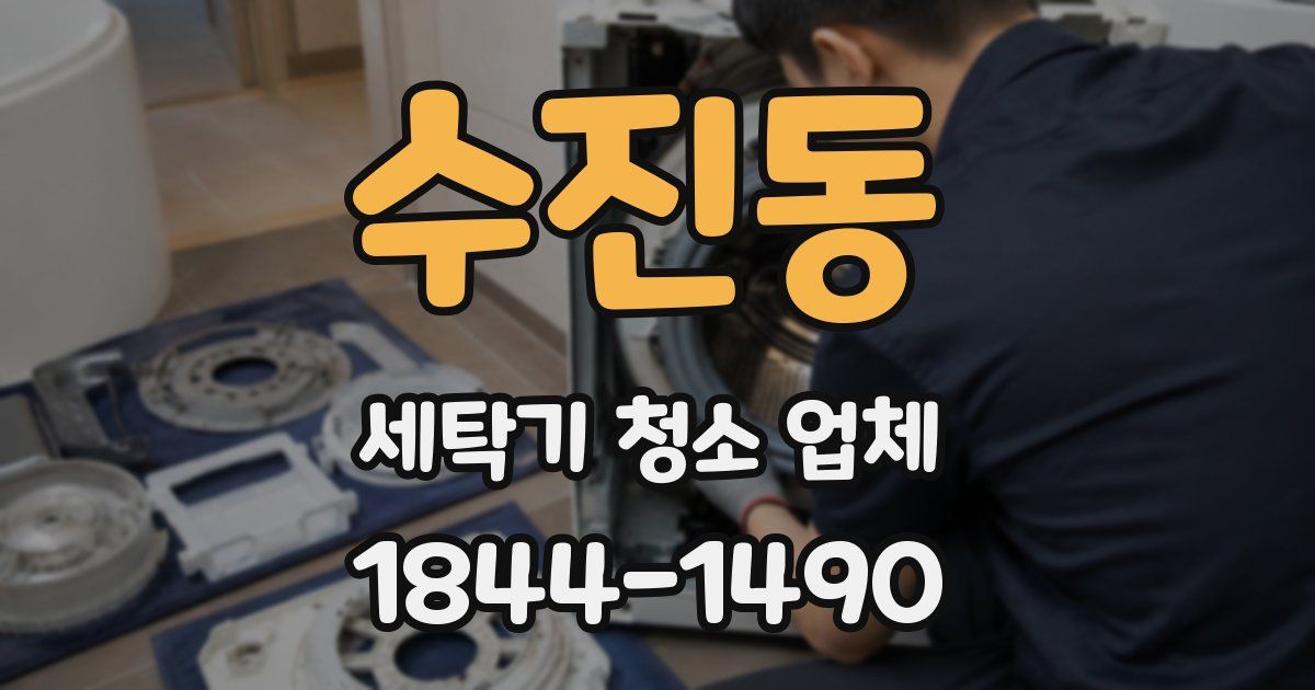 수진동 세탁기 청소 업체
